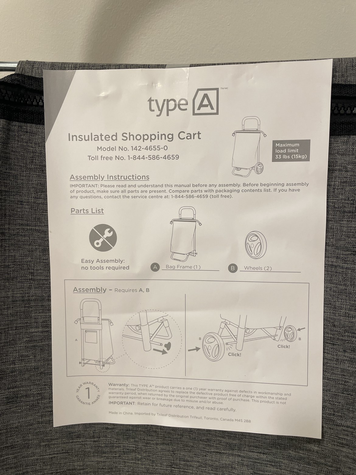 Insulated shopping cart - photo 3