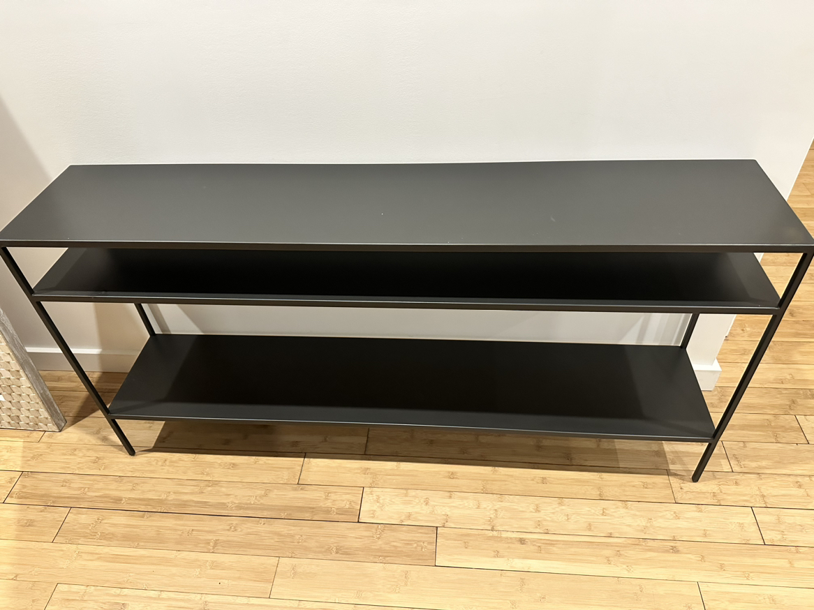 Room & Board Narrow Black Console Table - photo 4