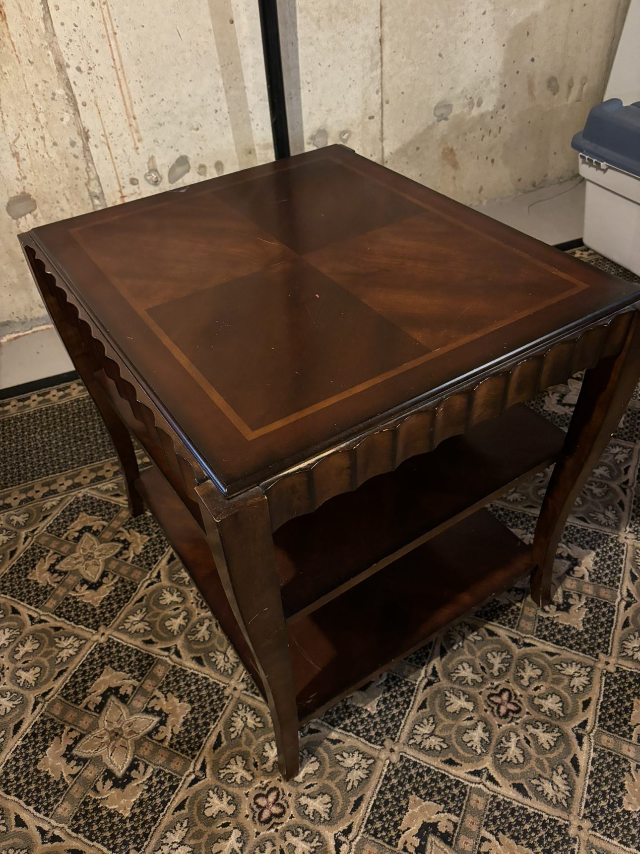 2 Solid Wood Side Tables thumbnail