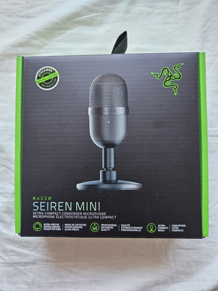 RAZER SEIREN MINI USB CONDENSER MICROPHONE (BRAND NEW)