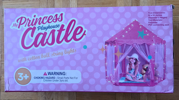 Princess Playhouse Castle in excellent condition thumbnail