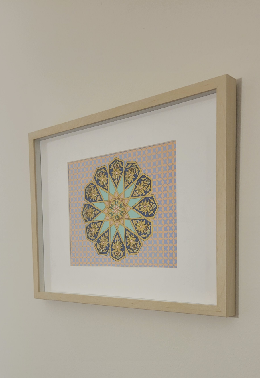 Traditional Persian Pattern Art/ Handmade Geometric Art image indicator(2)