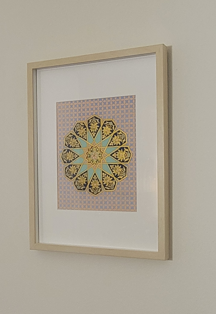 Traditional Persian Pattern Art/ Handmade Geometric Art image indicator(6)