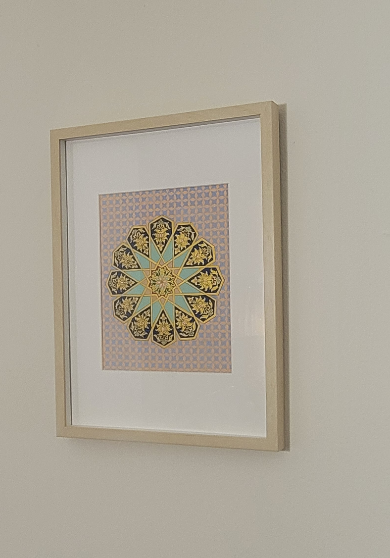 Traditional Persian Pattern Art/ Handmade Geometric Art image indicator(7)