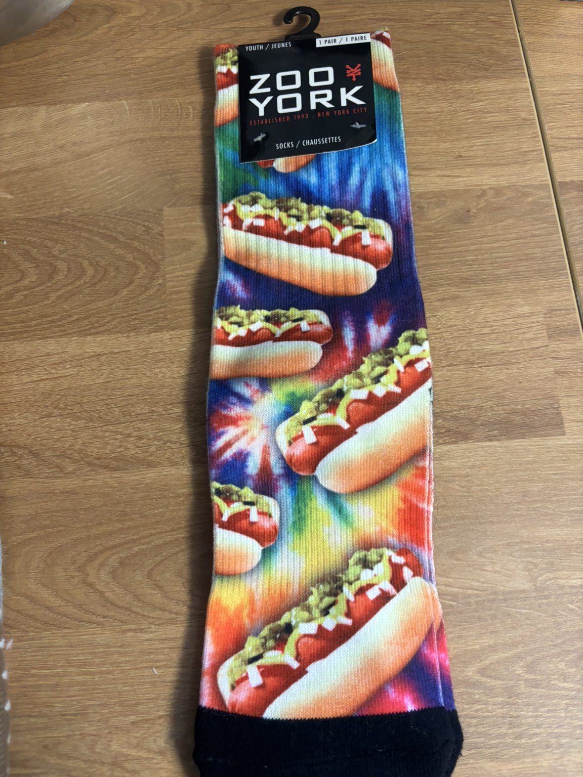 Brand new hot dog sock thumbnail
