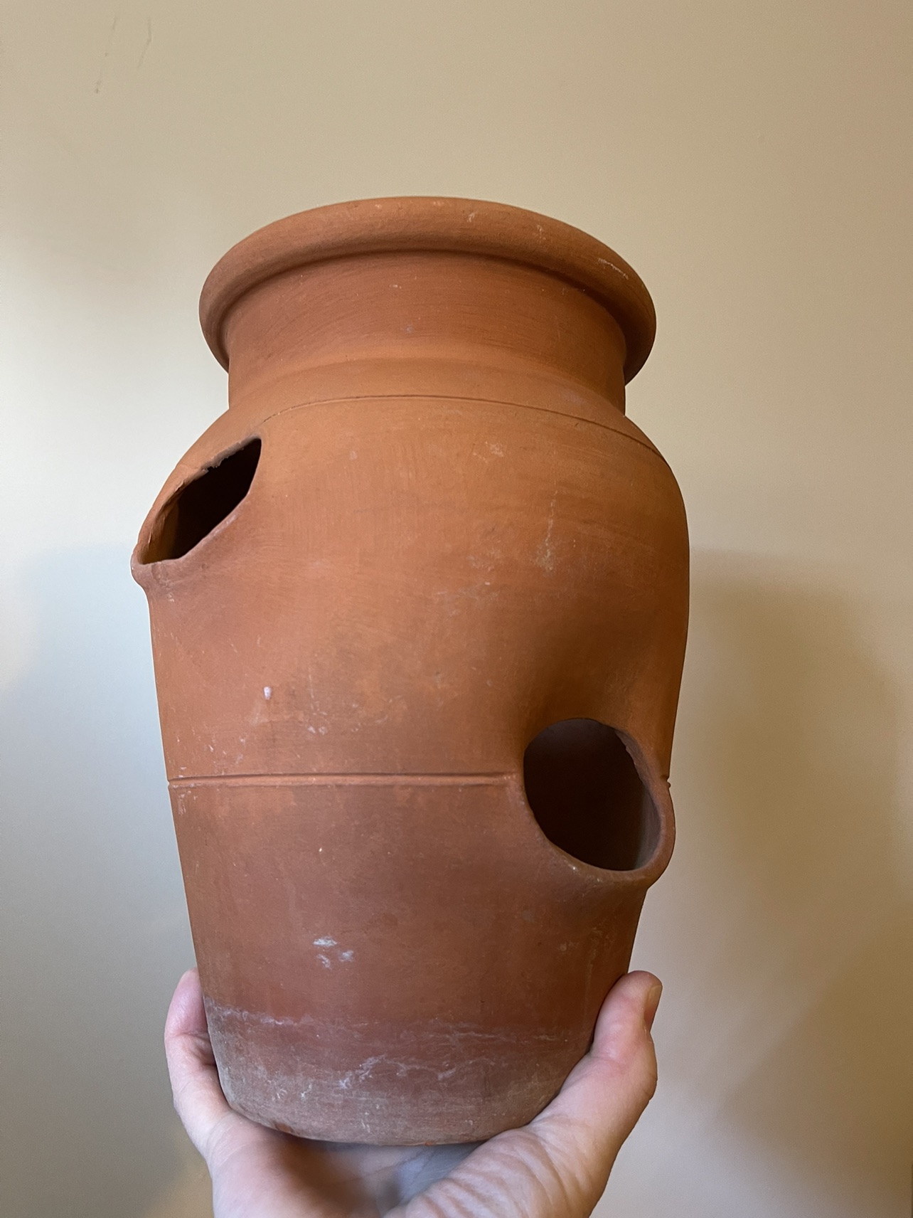 Terra Cotta Strawberry Pot