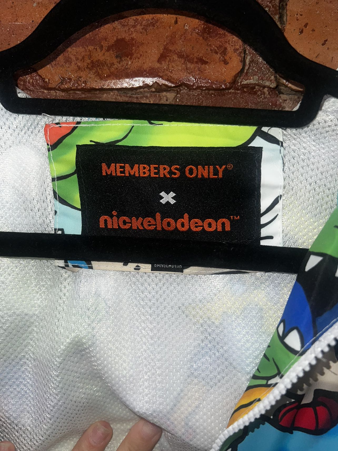 Members Only x Nickelodeon Windbreaker jacket image indicator(3)