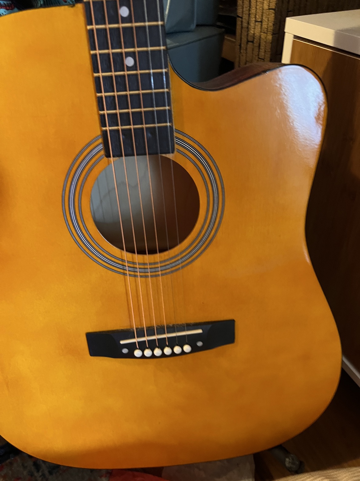 Full Size Acoustic Guitar - great for beginners. - photo 2