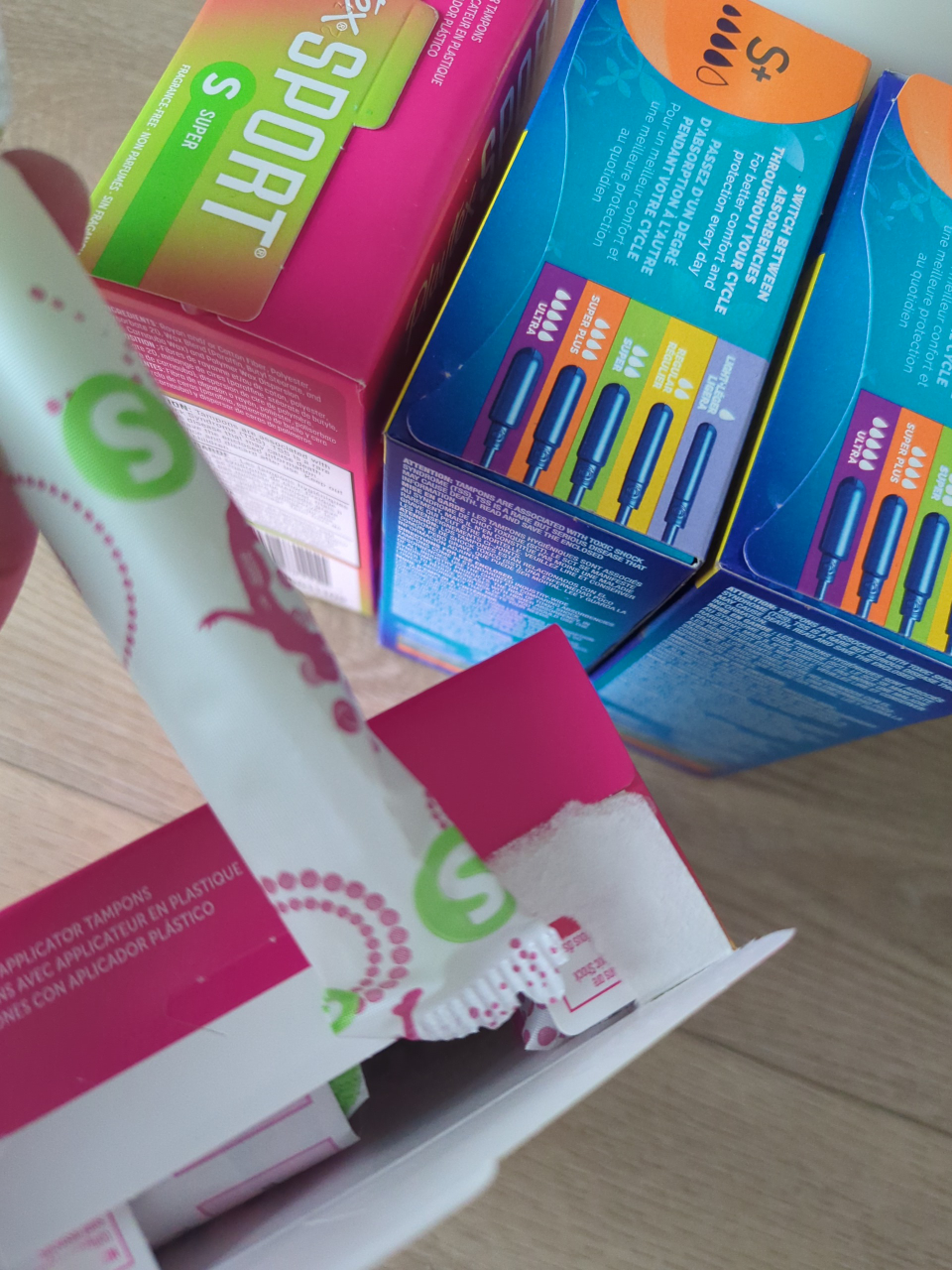 Playtex Tampax tampons and johnsons baby shampoo - photo 3