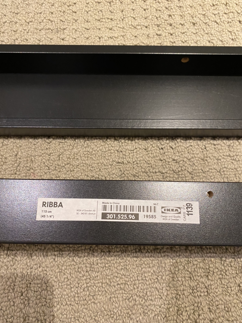 Wooden photo display shelves IKEA image indicator(3)