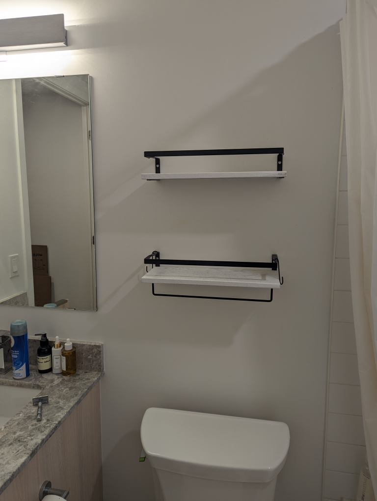 floating shelves x2 thumbnail