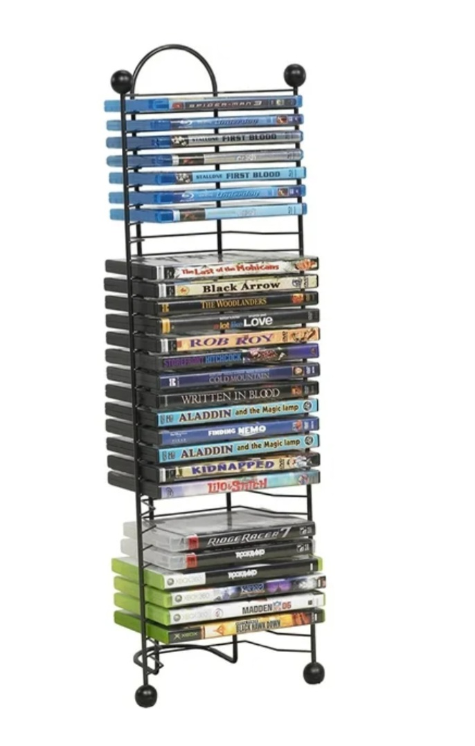 Atlantic 32 Light-Weight Nested Media Storage Standalone Tower thumbnail