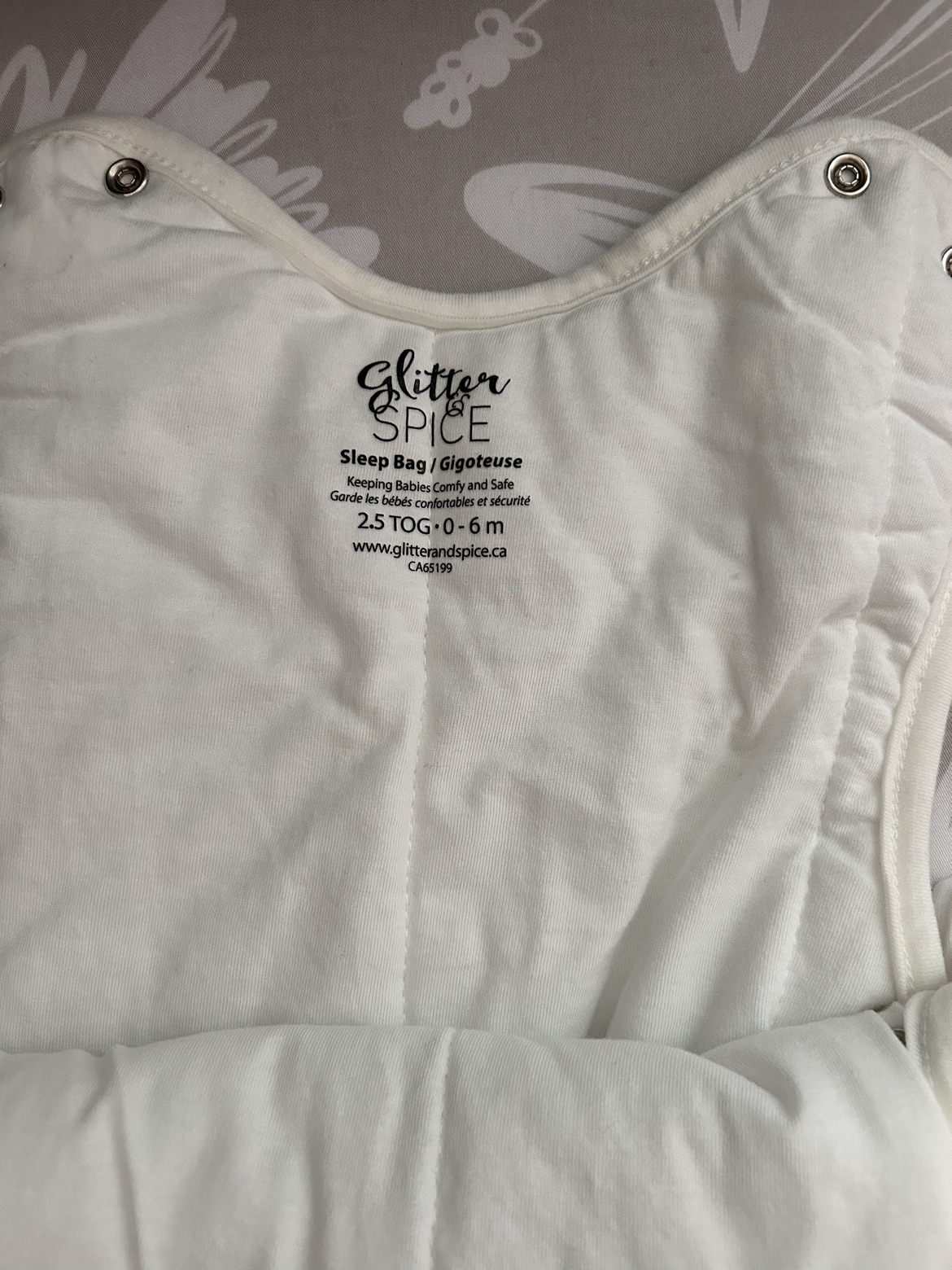 Glitter & Spice sleep bag image indicator(2)