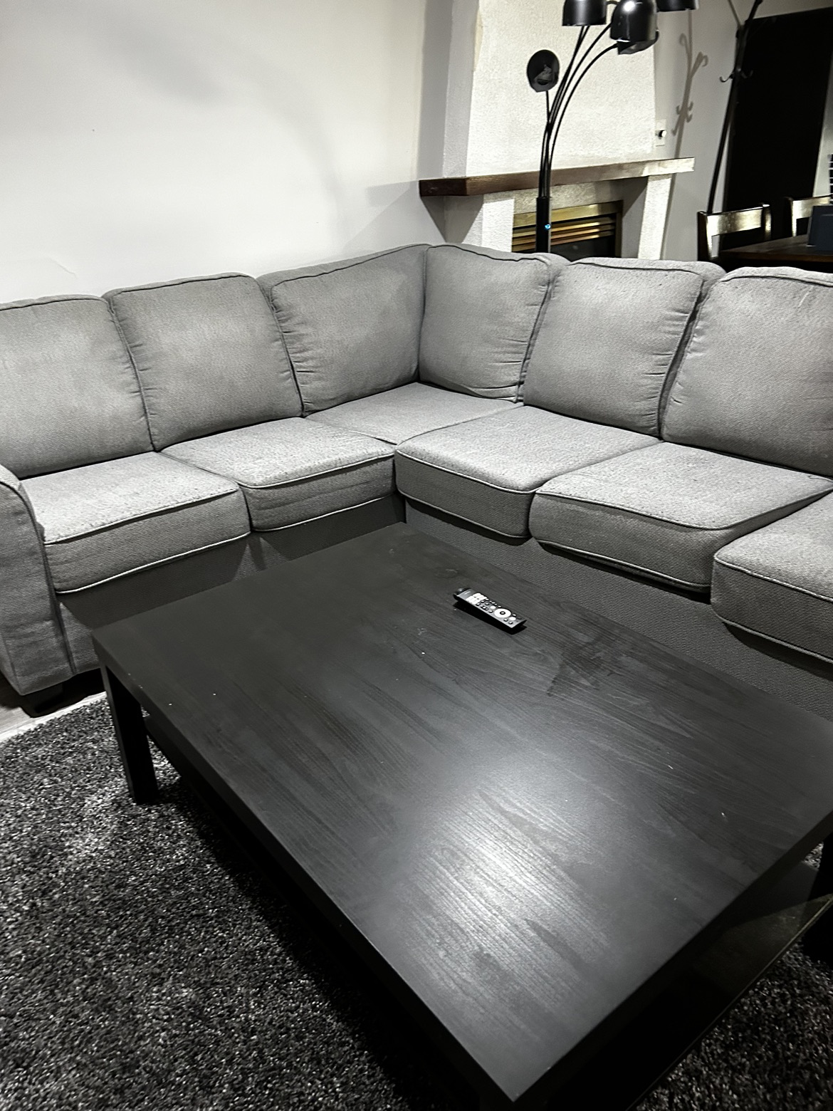 L shape sectional sofa 6 seats - photo 4