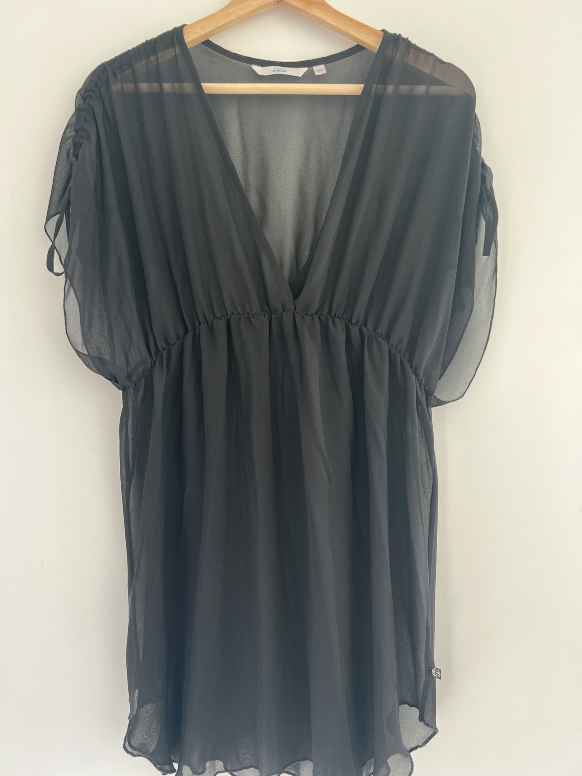La vie en Rose black swim cover up - MED thumbnail