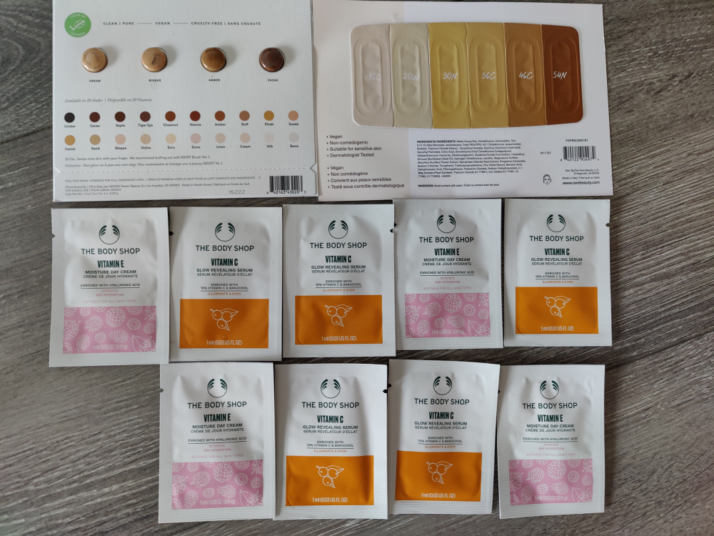 Sephora + Body Shop Samples 🥕 thumbnail