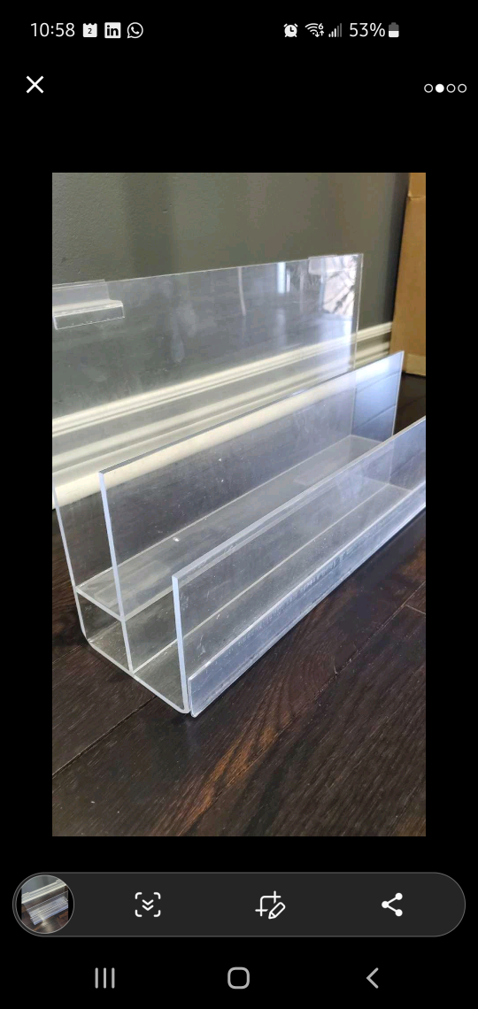 Acrylic Brochure Holders. MAKE AN OFFER FOR ALL! - photo 2