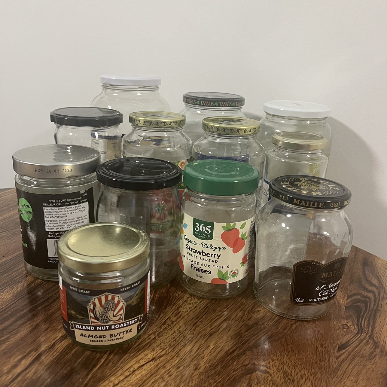Glass jars with lids thumbnail