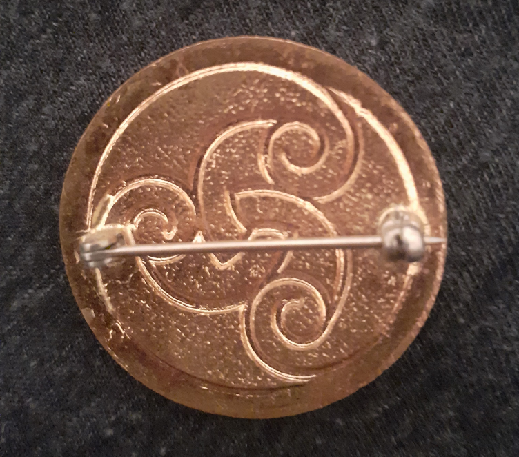 Vintage Enamel Cloisonne Brooch image indicator(3)