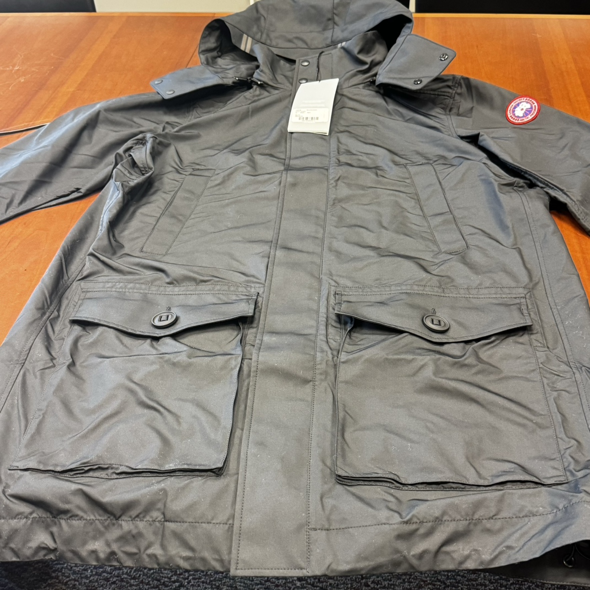 Canada Goose Black Water Resistant Trench/Jacket image indicator(5)