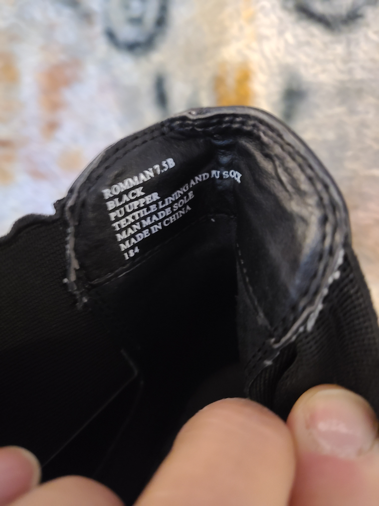 STEVE MADDEN Black leather ankle cut ladie's shoes image indicator(5)