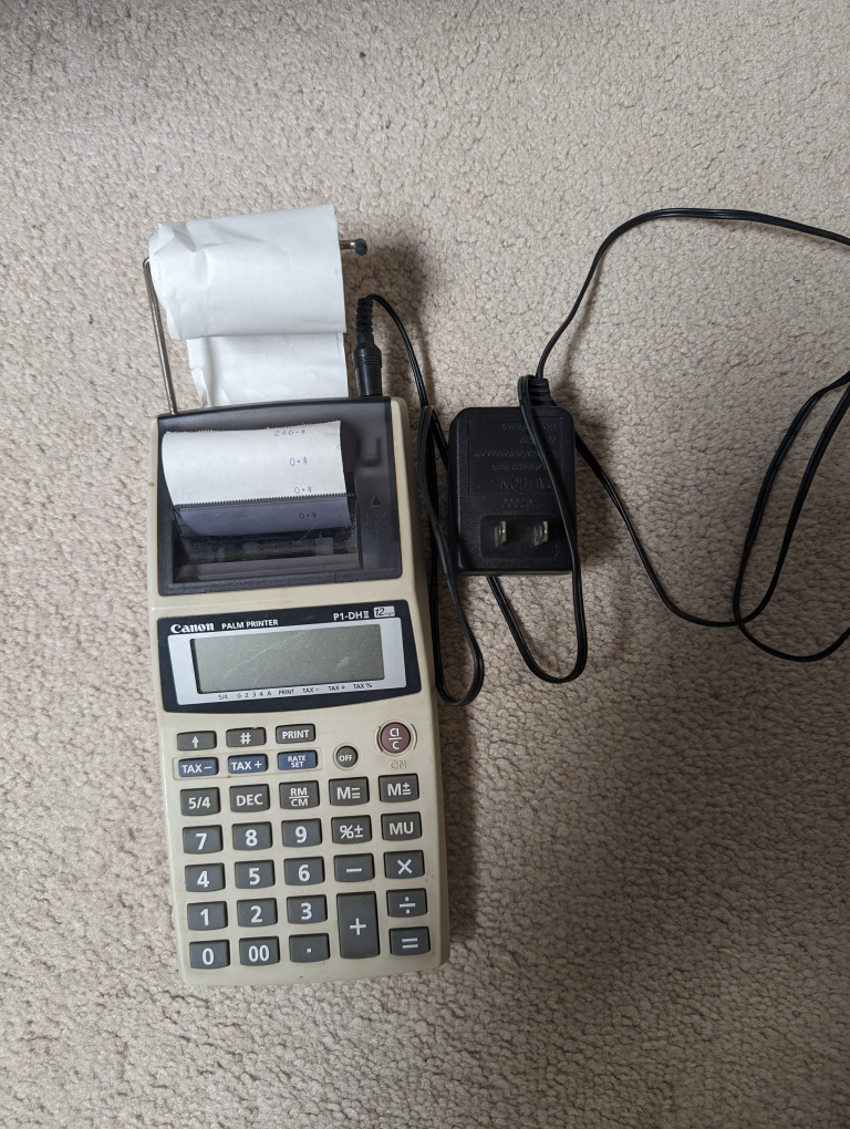 Smaller Adding Machine