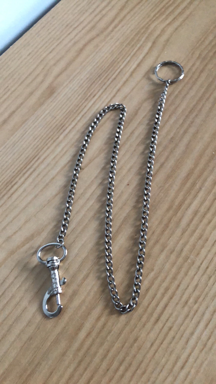 Jean pocket chain keychain thumbnail