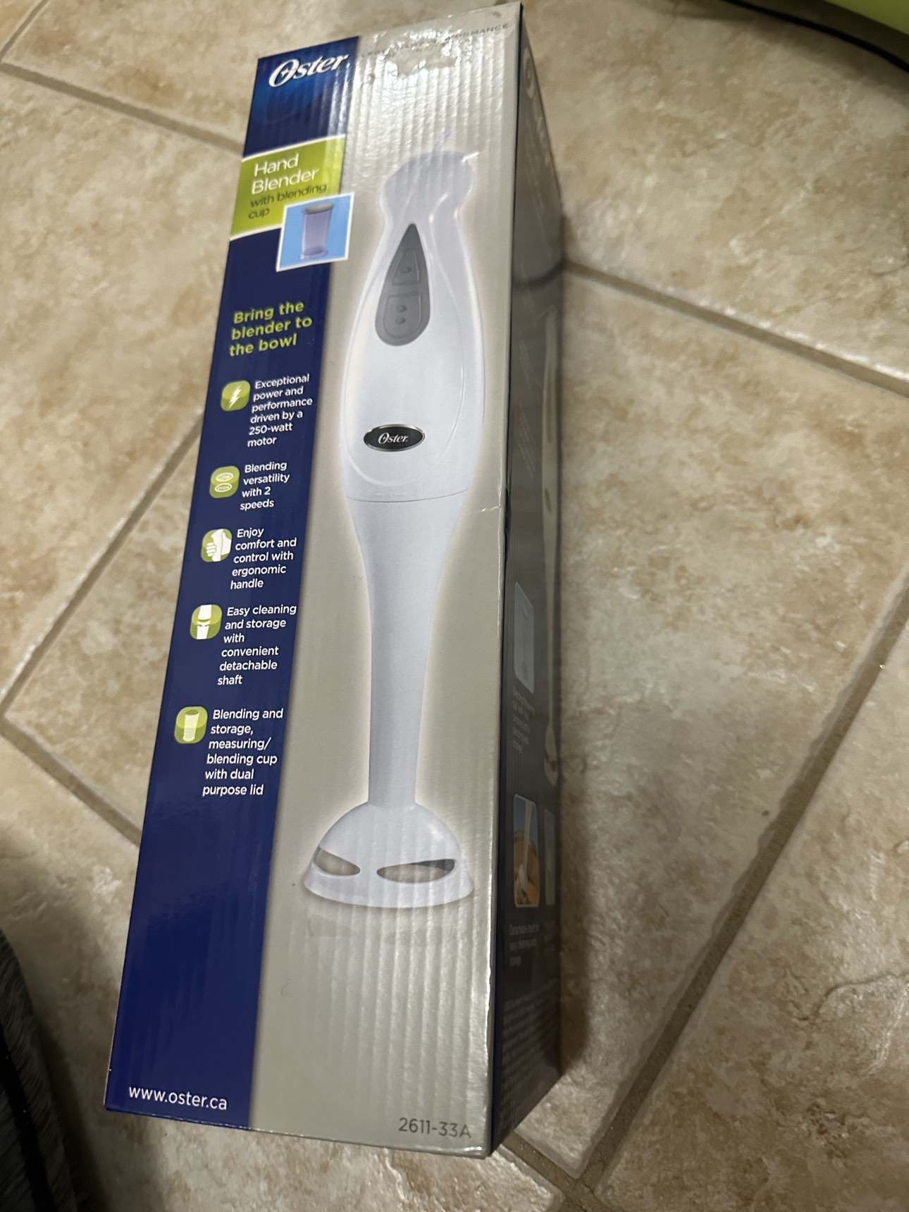 Brandnew Oster Hand Blender With Blending Cup,popcorn maker image indicator(3)