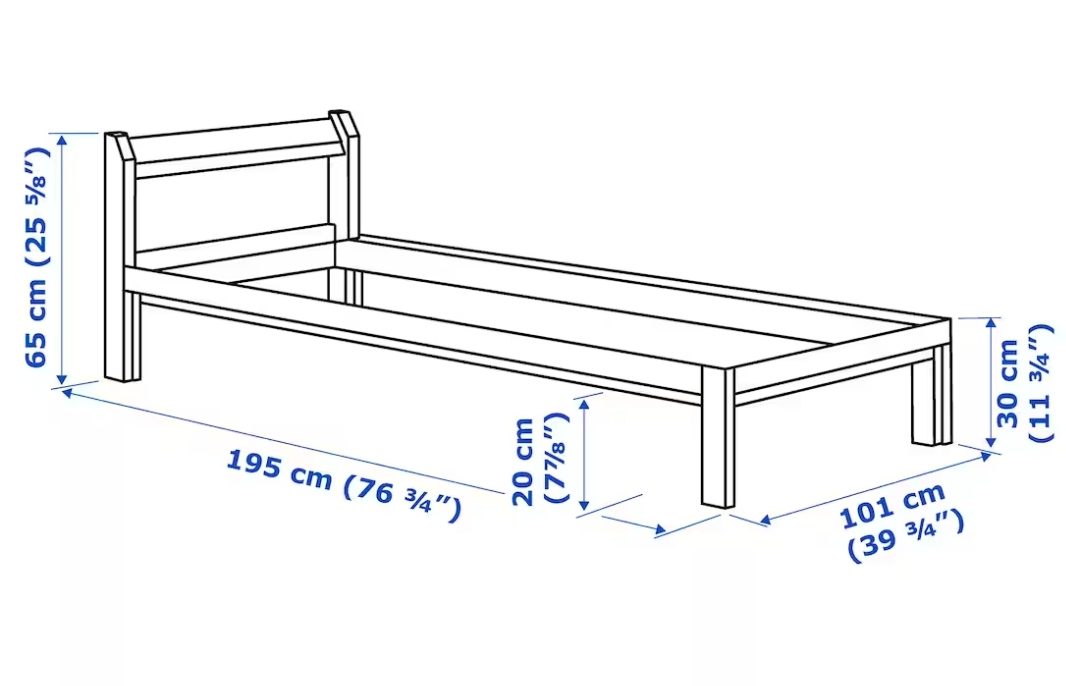 Twin Bed frame Ikea - photo 2