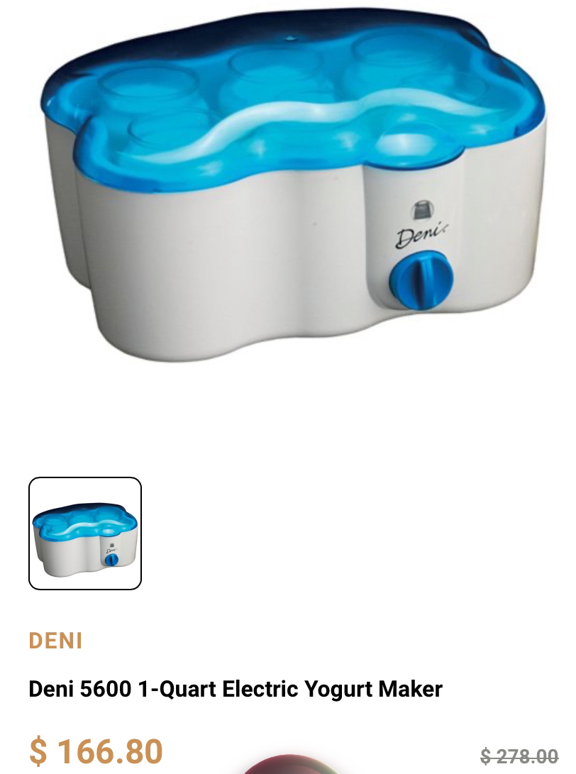 Free nearby🚚. Deni Yogurt / Kefir Maker image indicator(2)