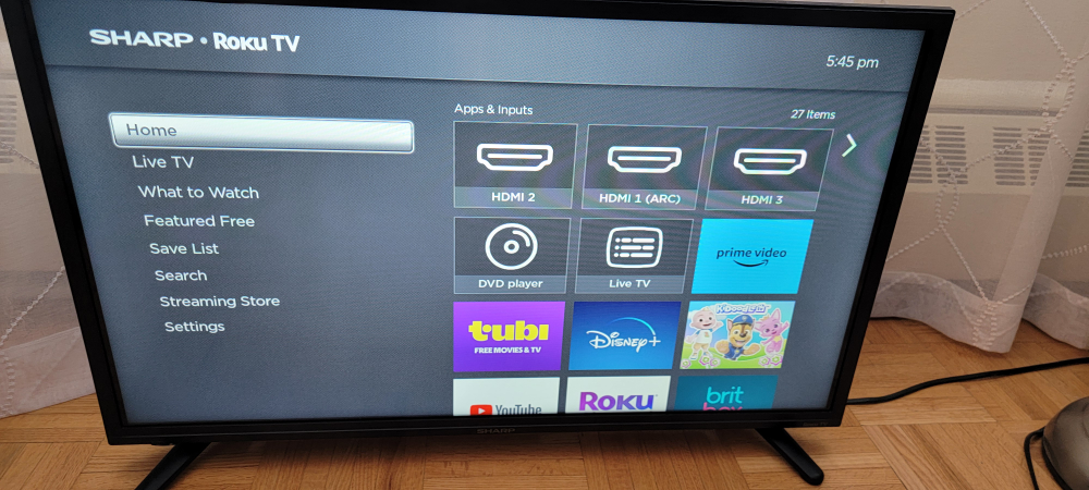 32" TV Smart SHARP ROKU