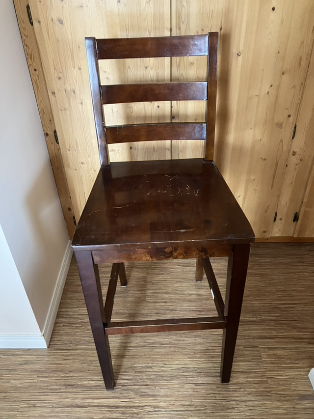 High bar table and chairs - photo 3