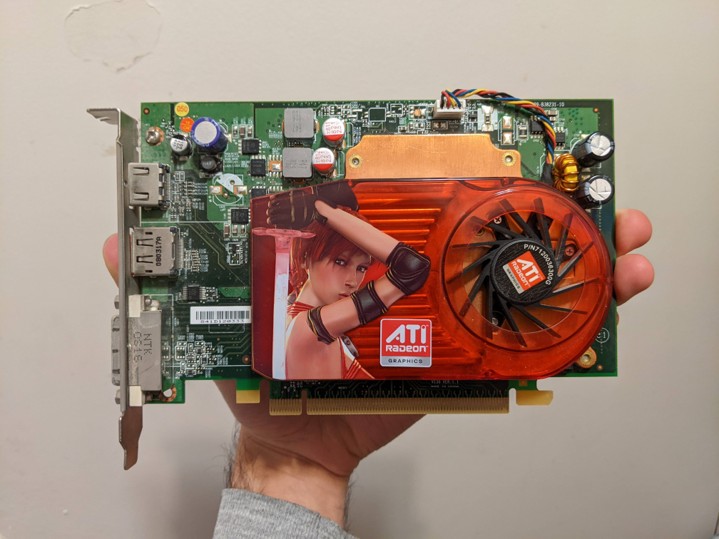 Retro AMD ATI Radeon Graphics Card thumbnail