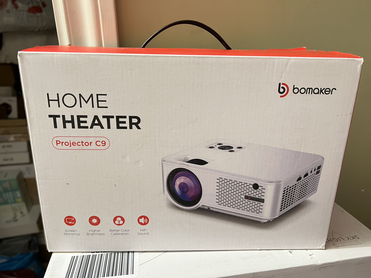 *Brand New* Bomaker C9 Wi-Fi LED projector, FULL HD supported thumbnail