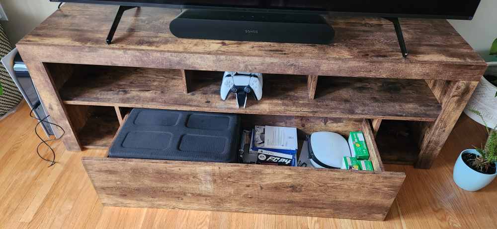 Wooden TV table
