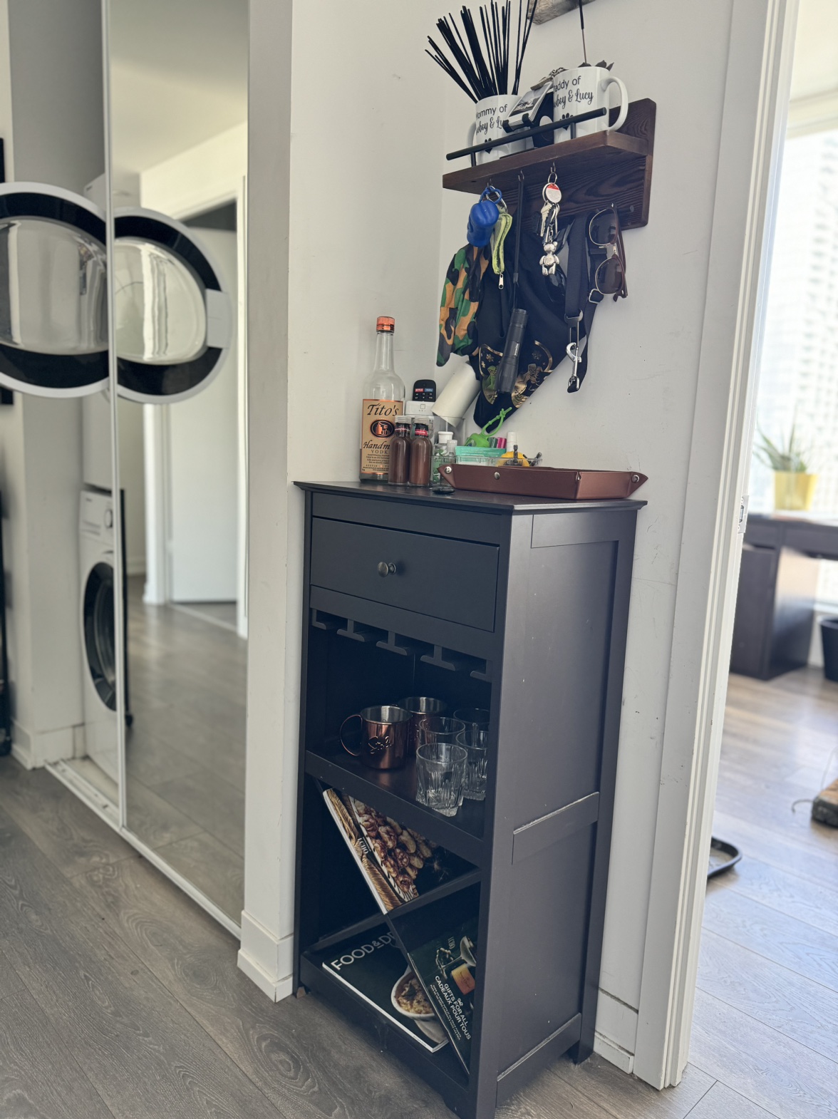 Bar Wine Cabinet + Whiskey Glass Set thumbnail