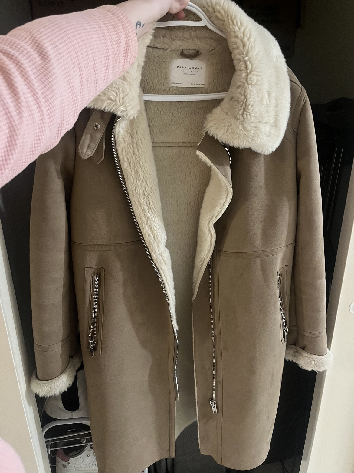 Zara woman’s winter jacket M thumbnail