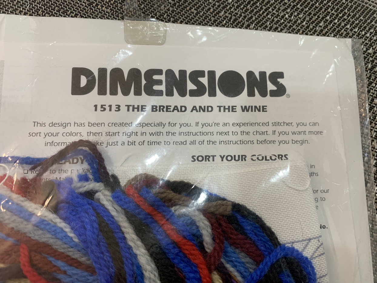 Crewel Embroidery Kit “The Bread and The Wine” image indicator(9)