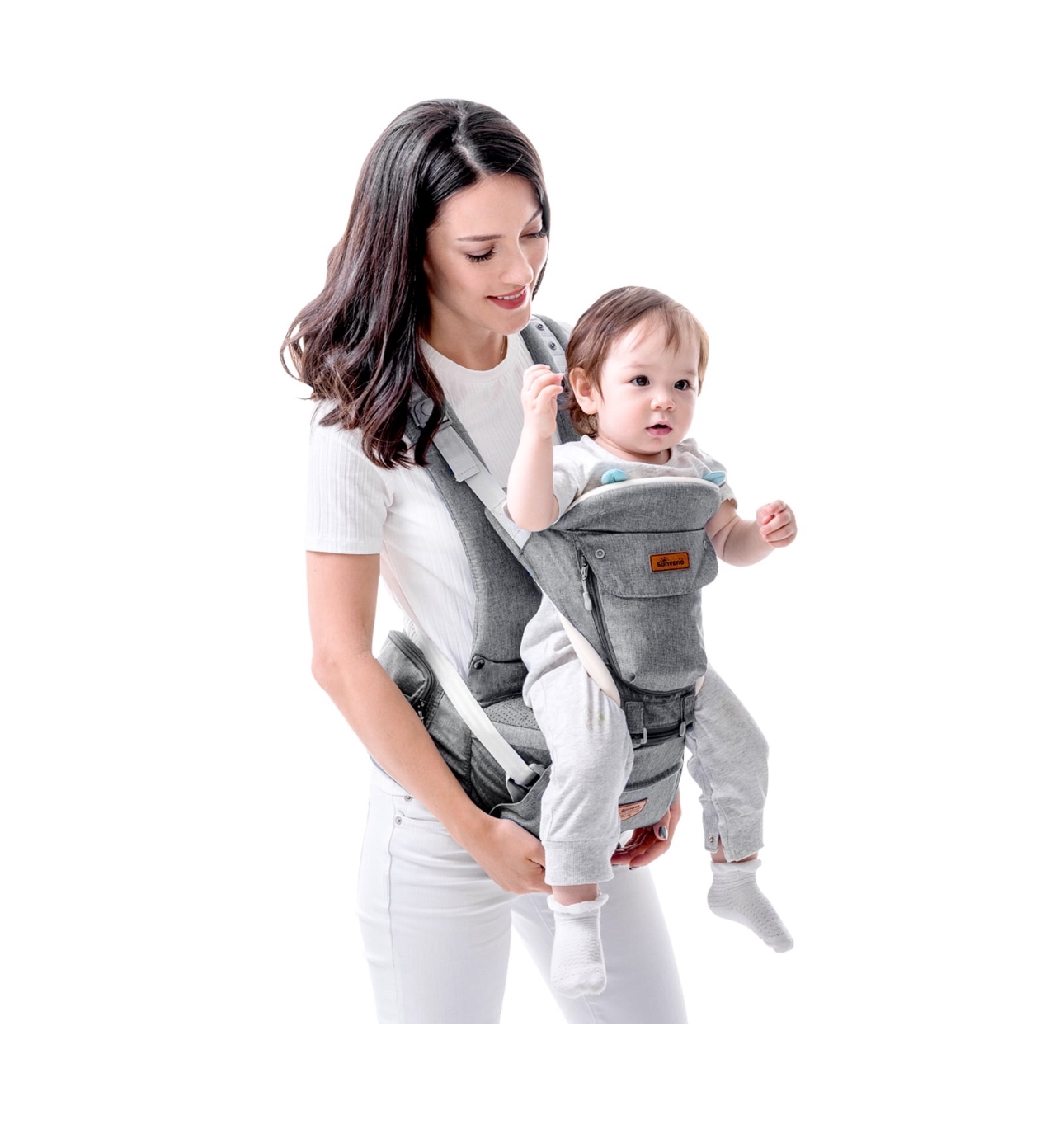 Sunveno Baby Carrier, 6-in-1 Ergonomic Carrier - photo 3