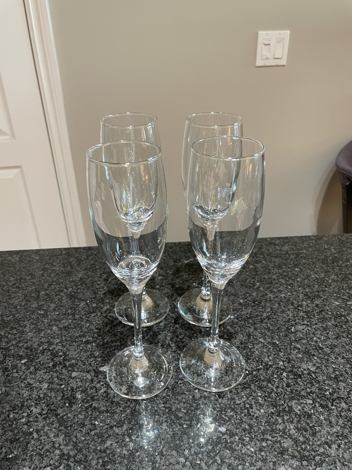 Champagne Flutes x4 🍾