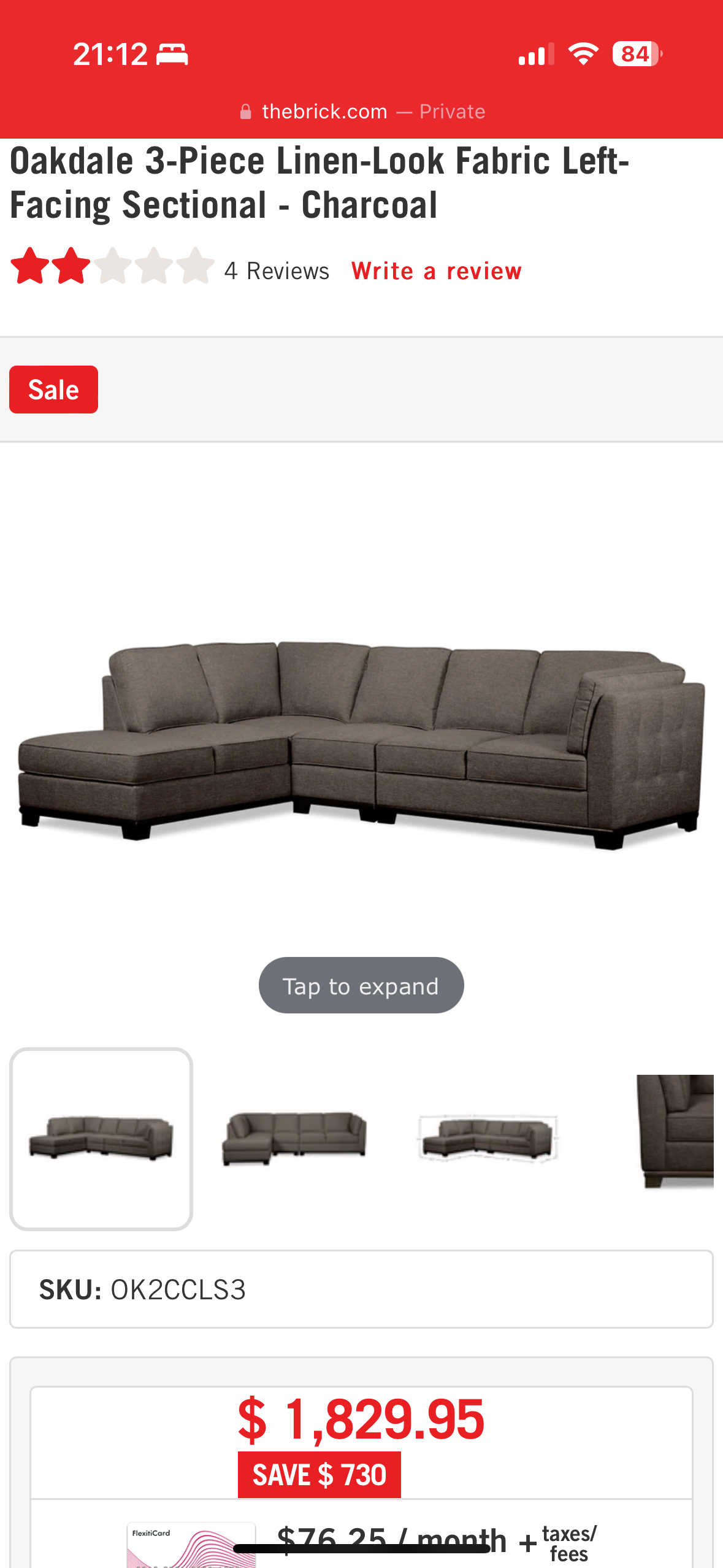 Sectional Couch - NEED GONE ASAP