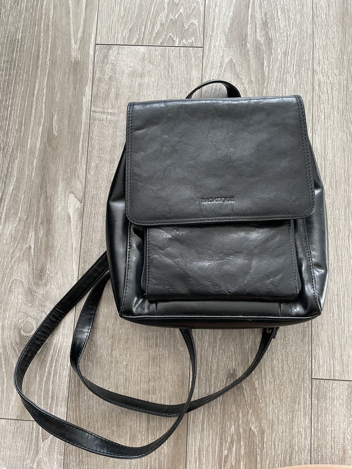 Vintage Leather Backpack Bag thumbnail