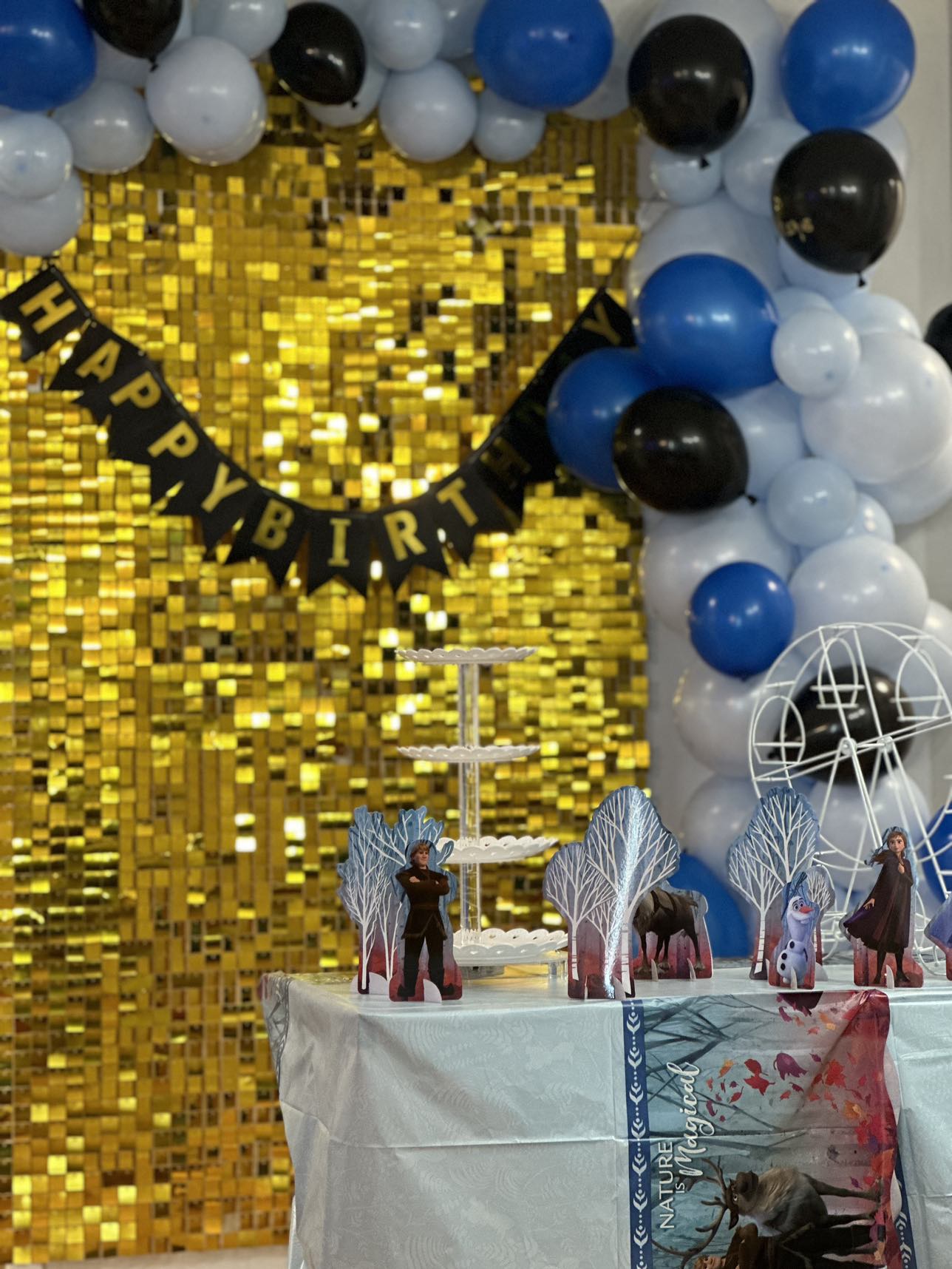 Golden backdrops