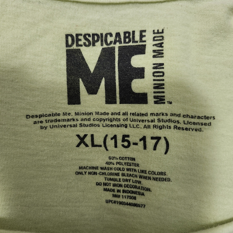 MINION T-SHIRT Youth#XL Adult#S DESPICABLE ME image indicator(2)