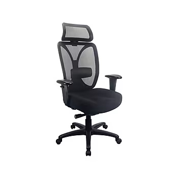 Tempur-Pedic Mesh Back Fabric Computer and Desk Chair, Black - photo 2