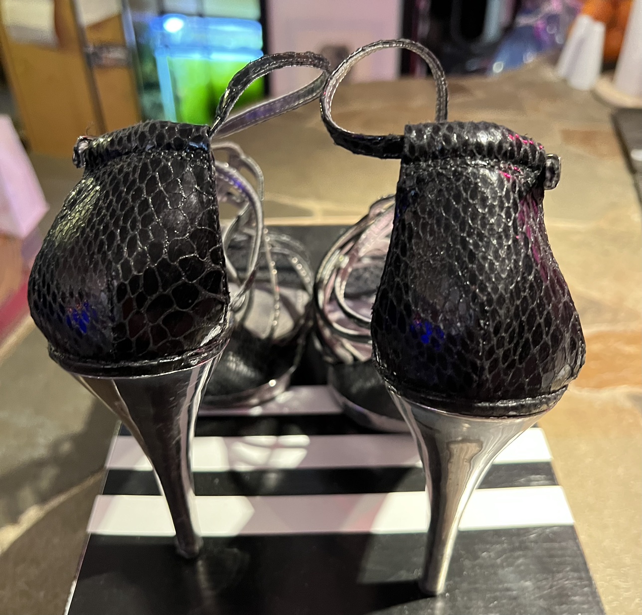 Aldo Strap Stiletto Heels (Women’s 8)(EUC) image indicator(4)