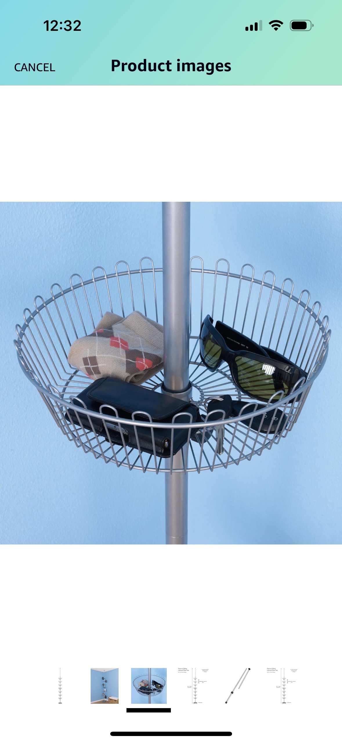 Revolving shoe rack image indicator(3)