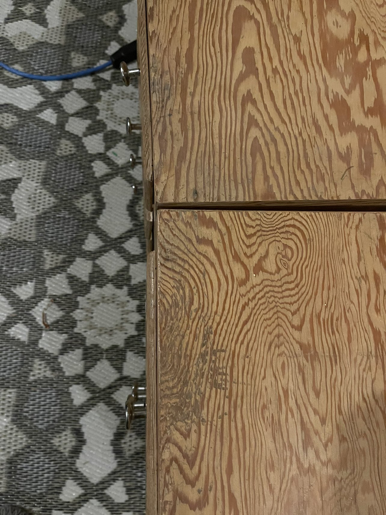 Set of 2 solid wood 4-drawer side tables - photo 2