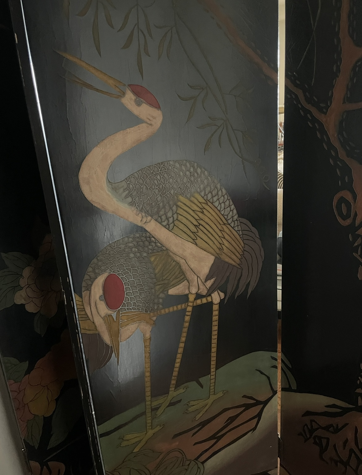 Vintage Asian screen