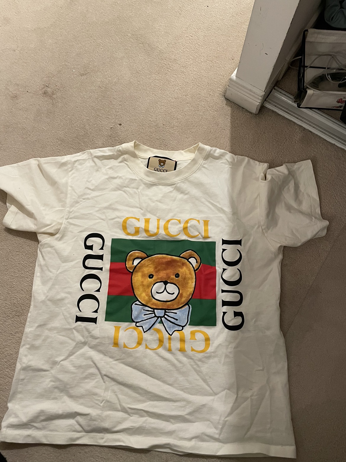 Gucci & Teddy Beer limited collaboration in white one size thumbnail
